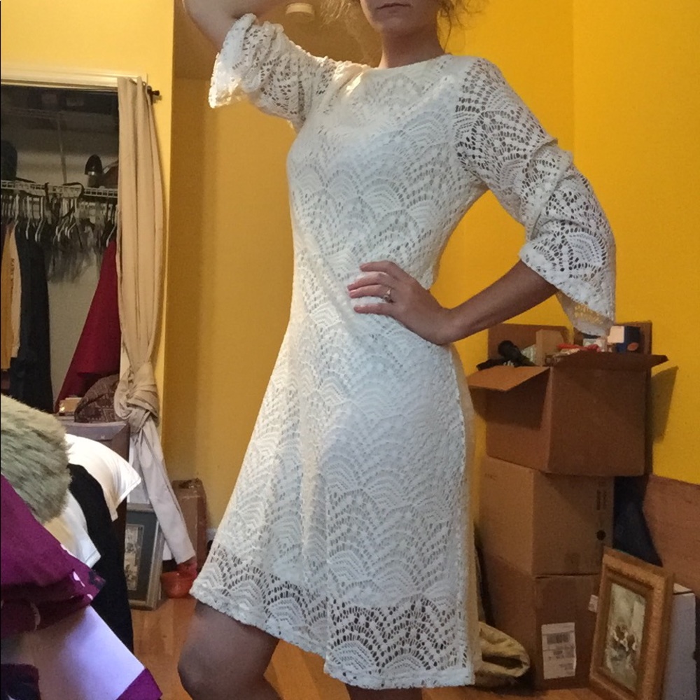 White Lace Dress